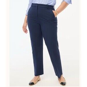 J.Crew Kallie Straight Leg Pant in  Navy Size 16